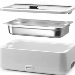 Matuppvärmare-UNIQ elektrisk bain marie värmare 607 x 402 mm 700 W - vit