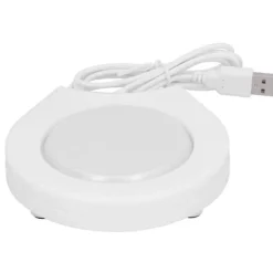USB-anslutningsvärmare vakuumkoppmatta varmare underlägg för kontorsmjölkkaffe