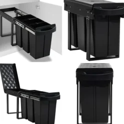 Utdragbar sophink mjuk stängning 36 L - Inbyggd Sophink - Inbyggda Sophinkar - Home & Living