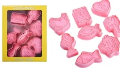 Kakformar-Utstickare med stämpel FÖRSTA HELIGA NATVARDEN 8 st