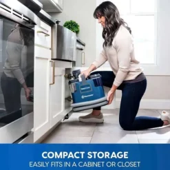 VACMASTER - ÅNGSTÄDARE FÖR FLÄCKAR PÅ MATTA OCH SOFFA - 500W - BLÅ