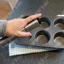 Olje- & Vinägerbehållare-Vaporisator - TD® - Rostfritt stål - 100mL - Silver - Praktisk och hållbar