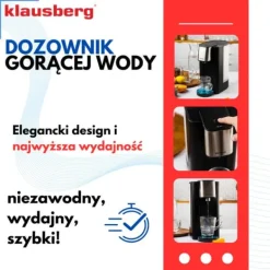 Varmvattendispenserfördelare 2,5L KLAUSBERG KB-7877