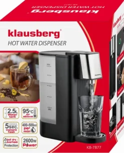 Varmvattendispenserfördelare 2,5L KLAUSBERG KB-7877