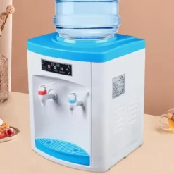 Vattenkylare-Vatten dispenser, 550W effekt, 220V spänning, mått 25,5*23,5*33cm, uppvärmningskapacitet 5L/H, kylkapacitet 0,7L/H