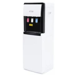 Vattenautomat - Golvstående vattendispenser - Bottenmatad - Kallt 10–15°C, varmt 85–95°C - 500W/90W - 220V - Vit