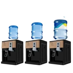 Vattenkylare-Vattenautomat, Fristående Varm & Kall, Kompakt Bänkmontage Modell,Champagne