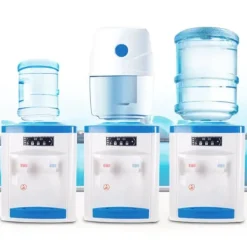 Vattenkylare-Vattenbehållare, Energisparande, Stort Kapacitet, Varmt och Kallt Vatten, Kompakt Design, Bordplacering