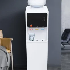 Vattendispenser - Bordmodell - 220 V - Varmt & Kallt Vatten - För Kontor och Hem - Transparent