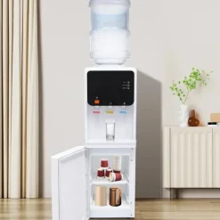 Vattendispenser - Bordmodell - 220 V - Varmt & Kallt Vatten - För Kontor och Hem - Transparent