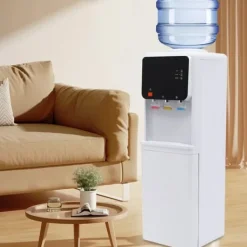 Vattendispenser - Bordmodell - 220 V - Varmt & Kallt Vatten - För Kontor och Hem - Transparent