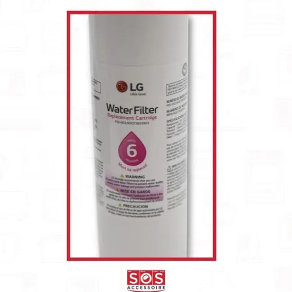 LG Vattenfilter - - BL9808 - Renhet och Doftfri - 235x50mm - 1892L