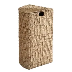 Tvättutrustning-Vattenhyacint hörntvättkorg - H66 cm