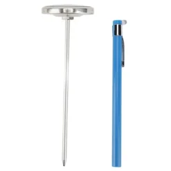 Matlagningstermometrar-Vattentät matlagningstermometer i rostfritt stål - hög temperaturbeständighet