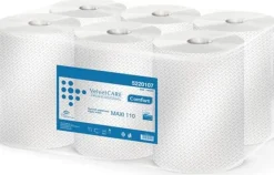 Pappershanddukar-VELVET Professional Maxi cellulosarullhanddukar, 2-lagers, 478 ark, 6 st., vita