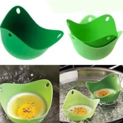 Verktyg Cook Ägg Pochera ägg Silikonkopp Äggform Köksredskap - Slumpmässig färg