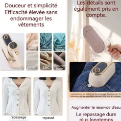 Vertikal ångstrykare 230ml 1200w med dubbel användning 3:e ångläge reseångares strykare med 14 cm handtag