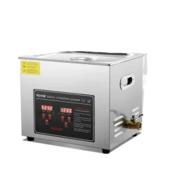 Ultraljudstvätt-VEVOR Ultrasonic Rengörare, 10L Kapacitet, Hög Ultraljudseffekt, Digital Kontroll,10L