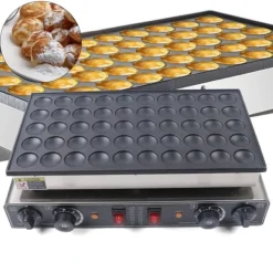 Våffeljärn-Våffeljärn - Våffelmaskin - Professionell - 50 hål - Nonstick-beläggning - 110/220 V - Elektrisk