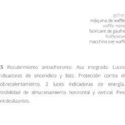 Våffeljärn, Non-stick beläggning, Överhettningsskydd,Våffla våffla 5, EU