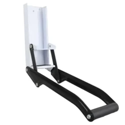 Väggmonterad burkkross stark metall, mjukt handtag halkfri matta Lättkrossande burkkross för plåtbjörn, burk vit