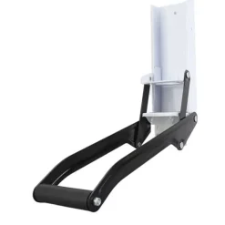 Väggmonterad burkkross stark metall, mjukt handtag halkfri matta Lättkrossande burkkross för plåtbjörn, burk vit