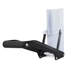 Väggmonterad burkkross stark metall, mjukt handtag halkfri matta Lättkrossande burkkross för plåtbjörn, burk vit