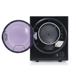 Väggmonterad torktumlare 2,5 kg, 200 min timer, dubbel filter, PTC-keramik, rostfritt, 65°C