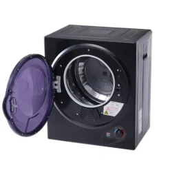 Väggmonterad torktumlare 2,5 kg, 200 min timer, dubbel filter, PTC-keramik, rostfritt, 65°C