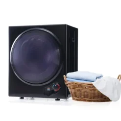 Väggmonterad torktumlare 2,5 kg, 200 min timer, dubbel filter, PTC-keramik, rostfritt, 65°C