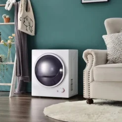 Torktumlare-Väggmonterad torktumlare 2,5 kg, 200 min timer, dubbel filter, PTC-keramik, rostfritt, 65°C