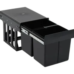 vidaXL Avtagbar kökskärl Soft Close 36 L