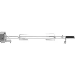 vidaXL Grillugnar & Ugnar Med Roterande Stekspett-BBQ-grillspett med professionell motor stål 900 mm - Grillugnar & ugnar med roterande stekspett