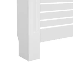 vidaXL Elementskydd 2 st vit 172x19x81,5 cm MDF - Tillbehör till värmeelement