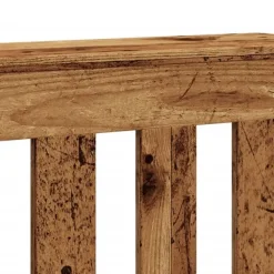 vidaXL Värmeelement-Elementskydd åldrat trä 149x20x82 cm konstruerat trä