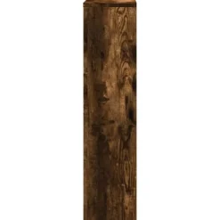 vidaXL Värmeelement-Elementskydd rökfärgad ek 104x20x82 cm konstruerat trä