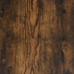 vidaXL Värmeelement-Elementskydd rökfärgad ek 104x20x82 cm konstruerat trä