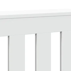 vidaXL Värmeelement-Elementskydd vit 149x20x82 cm konstruerat trä