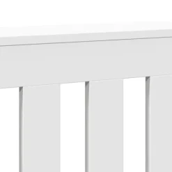 vidaXL Värmeelement-Elementskydd vit 205x21,5x83,5 cm konstruerat trä