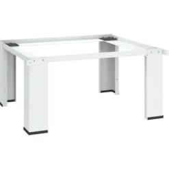 vidaXL Förhöjningssockel för tvättmaskin vit - Tvättmaskin & torktumlare