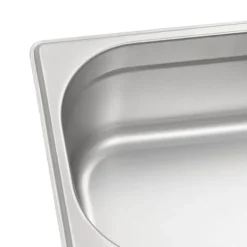 vidaXL Matuppvärmare-Gastronormkantiner 8 st GN 1/4 100 mm rostfritt stål - Kokeribehållare