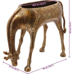 vidaXL Ishink & Kylare-Iskanna Mässing Aluminium 49 x 22 x 39 cm Fantastisk Design