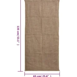 vidaXL Matförvaringspåsar-Jutesäckar 30 st 65x135 cm 100% jute 220 gsm - Resväskor & väskor