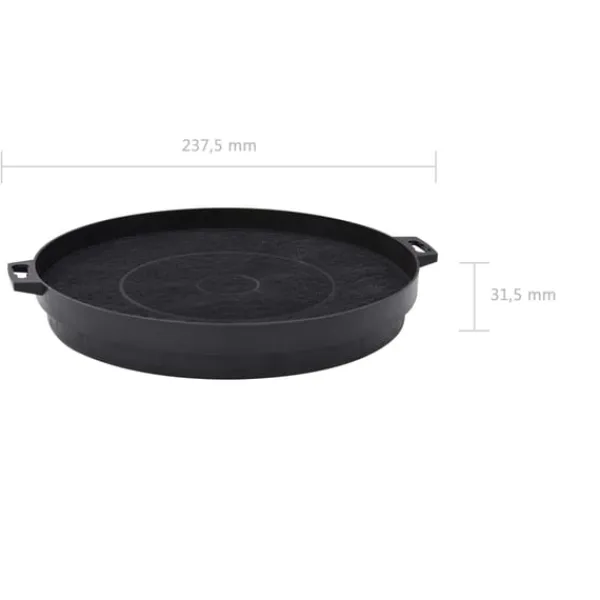 vidaXL Kolfilter 2 st 210 mm