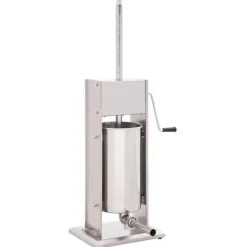vidaXL Jerkyspruta-Manuell korvstoppare 15 L rostfritt stål