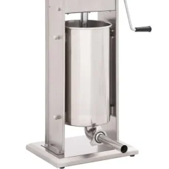 vidaXL Jerkyspruta-Manuell korvstoppare 15 L rostfritt stål