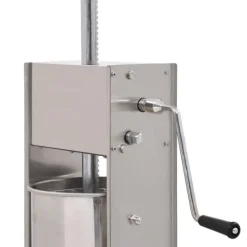 vidaXL Jerkyspruta-Manuell korvstoppare 15 L rostfritt stål