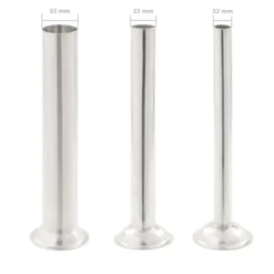 vidaXL Jerkyspruta-Manuell korvstoppare 15 L rostfritt stål