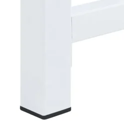 vidaXL Tvättmaskiner-Piedestal till tvättmaskin med utdragbara hyllor vit