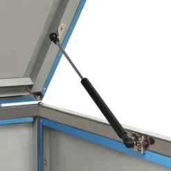 vidaXL Tillbehör Till Avfallshantering-Skjul till ett sopkärl 69x77,5x112,5 cm rostfritt stål - Ställningar till sopkärl